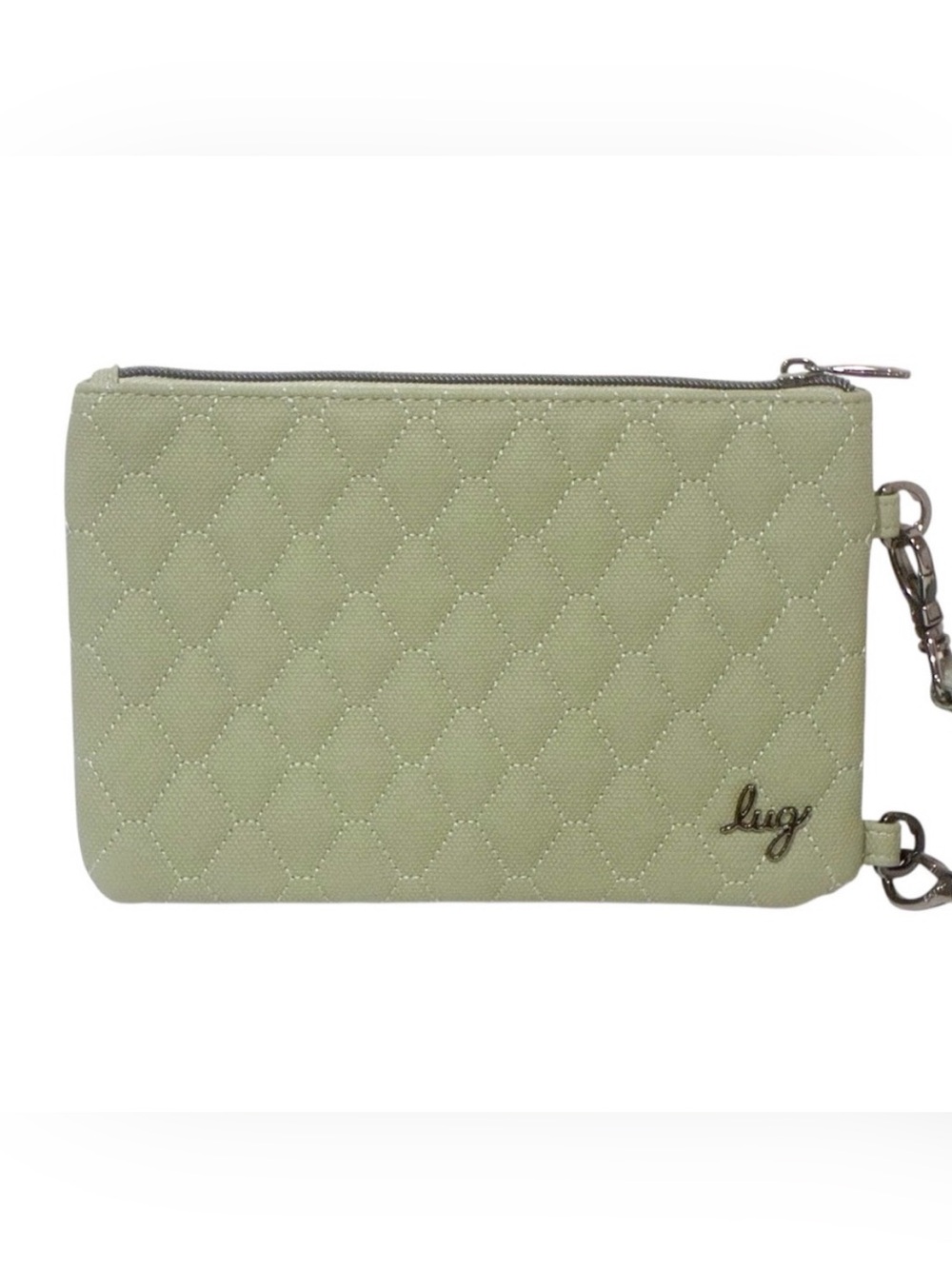 Lug Peekaboo 2 Matte Luxe Wristlet in Sage NWT